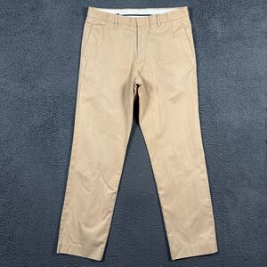 J Crew Pants Mens 32x32 Beige Tan Ludlow Straight Fit Chino Crespi Cotton